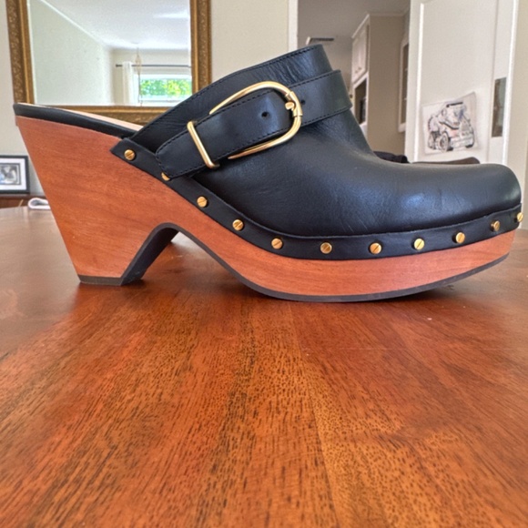 New Veronica Beard Hendrix Leather Clog - Picture 5 of 5
